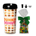 Plastic Travel Mug with Chewing Gum - 16 Oz.